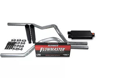 For Ford F150 Truck 15-18 2.5  Dual Exhaust Kits Flowmaster 50 Series Black C T • $298.95
