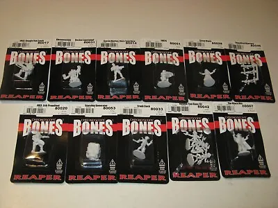 $44.74 • Buy Reaper Bones Chronoscope Minis Lot Of 11 NEW Black Mist,Sister Marie,Frank Buck+