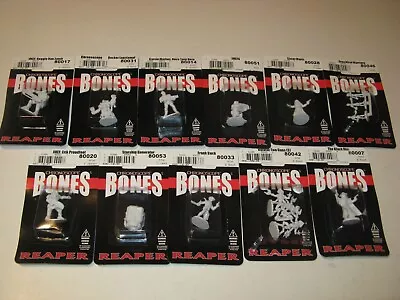 $49.04 • Buy Reaper Bones Chronoscope Minis Lot Of 11 NEW Black Mist,Sister Marie,Frank Buck+