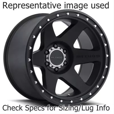 Method MR61021260552N Wheel Rim MR610 Con 6 Matte Black 20x12 Size Each NEW • $135.99