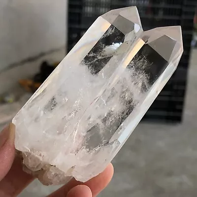 145g Natural White Transparent Clear Quartz Crystal Cluster Mineral Healing N895 • $8.81