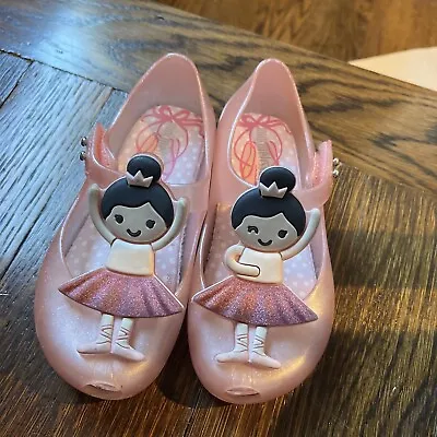 Mini Melissa Girls/Toddler Ballerina Jelly Shoes Size 9 • $19.99
