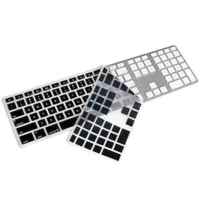Silicone Keyboard Cover Skin For IMac Wired USB Keyboard With Numeric Keypad ... • $9.23