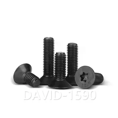 M3 M4 M5 M6 M8 M10 Black Alloy Steel Torx Countersunk Flat Head Torx Screws Bolt • $74.76