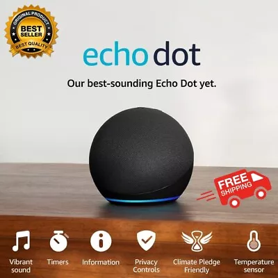 Echo Dot(5th Generation2022 Release)Bigger Vibrant Sound Wi-FiBluetoothAlexa • £65.45