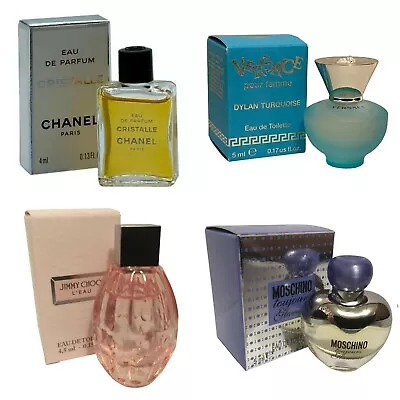 £41.99 • Buy Women Miniature Mini Gift Perfume X4 Jimmy Choo Moschino CHANEL Versace