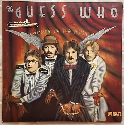 The Guess Who  Power In The Music  Quad QuadraDisc Quadraphonic Vinyl LP NM RCA • $15.99