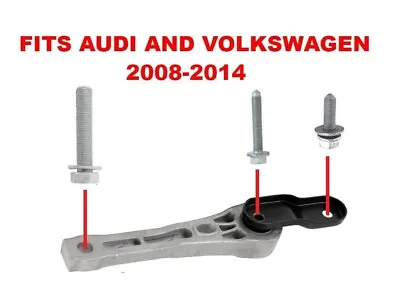 DOGBONE & W/ GENUINE Bolts For Lower Motor Mount For Audi VW 2.0LTDI2.5 • $49