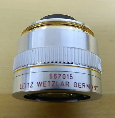 $299 • Buy Leitz Wetzlar 10X PL FLUOTAR Microscope Objective 