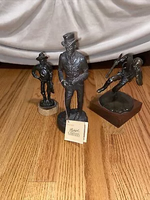 Michael Garman Sculpture H. Walker Sculptures Miner Cowboy Western • $50