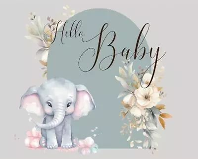 Hello Baby Baby Shower Hardback Guest Book (landscape) By Lulu And Bell Hardcov • £34.99