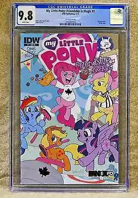 🔥CGC 9.8 My Little Pony Friendship Is Magic #1 IDW 2/14 Fan Expo Foil Katie Coo • $98