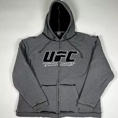 UFC Ultimate Fighting Championship Zip Hoodie Jacket Men's Size 3XL See Ruler • $42.50