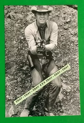 Found 4X6 PHOTO Steve McQueen Hollywood Actor In Magnificent Seven Movie • $3.96