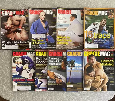 9x Graciemag Magazine + 9-issue Choke Lot UFC Gracie BJJ Jiu-Jitsu 2011 • $75.56