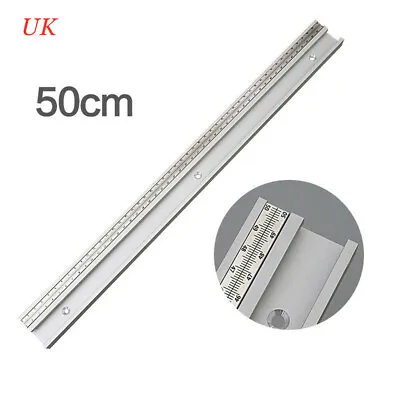 45mm *500mm Aluminum T Track Slot Miter Table Saw Scaled Woodworking Gauge Tool • £8.99