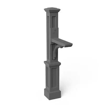 Mayne Mailbox Posts And Stands 56 X8 25  Newport Plus Polyethylene Graphite Grey • $142.21