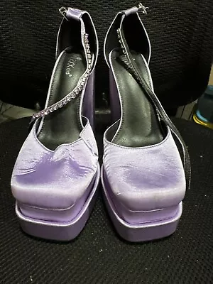 Mixx Shuz Purple Platform Heel Size 11 • $5