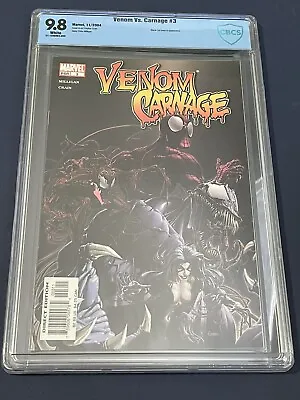 Venom Vs. Carnage #3 CBCS 9.8 Black Cat Cover /Crain • $124.99