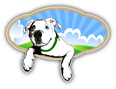 American Bulldog Frame Car Bumper Sticker Decal • $3.10