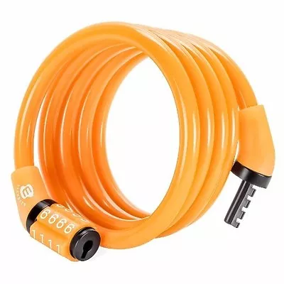 Security 4 Digit Combination Bike Cable Lock 4-Feet X 5/16-Inch By Etronic • $8.99