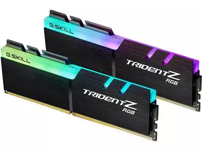 G.SKILL TridentZ RGB Series 32GB (2 X 16GB) 288-Pin PC RAM DDR4 3600 (PC4 28800) • $99.99