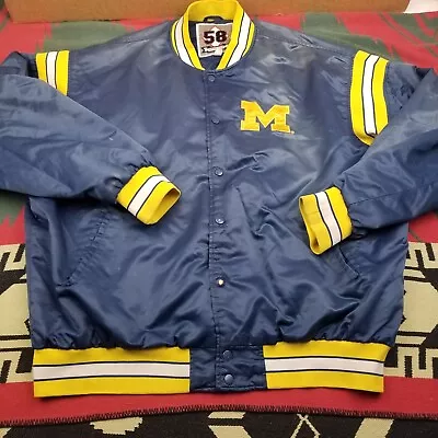 58 Sports Michigan Wolverines  Satin Jacket XXLarge • $69.99