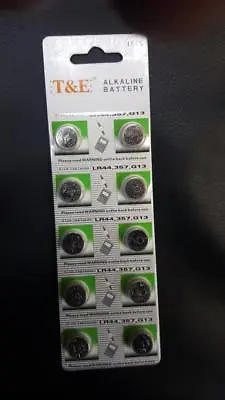 20 X AG13 357ACX44 LR44W ALKALINE BUTTON / COIN CELLS BATTERIES 1.55V • £3.14