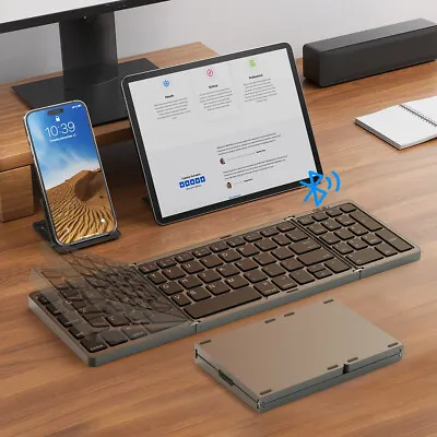 Mini Portable Folding Keyboard BT Number Keypad For Mac German French Spanish • $29.99