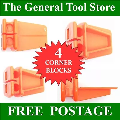 £9.76 • Buy SET Of 4 BRICKIES LINE BLOCKS. 4 PLASTIC L SHAPED CORNER BLOCKS BRICK LAYING
