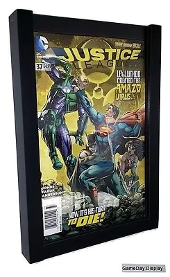 Comic Book Display Frame Case Shadow Box Black Magazine A • $35.50