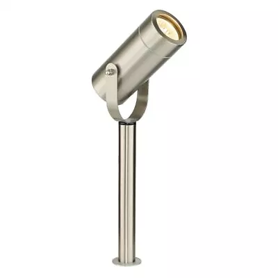 Saxby 13914 Palin Garden Spike Bollard Post Top Garden Light Stainless Steel • £38.78