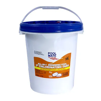 Pool Mate All-in-One 3  Chlorine Tabs - 35 Lbs • $229.99