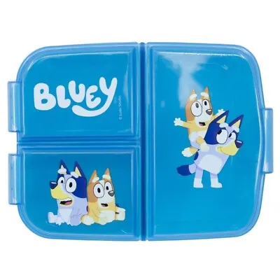 £12.79 • Buy New Design Bluey Kids Character 3 Compartment Sandwich Lunch Box Licenced Item