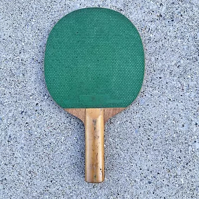 Vintage St. Brite Table Tennis Racket Green Made In Japan Ping-Pong • $29.99