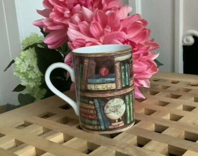 £6.99 • Buy Vintage Past Times Edwardian Library Porcelain Mug Tea Cup