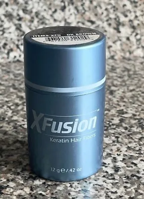 👀X-Fusion Keratin Hair Fibers DK Brown 0.42oz 👀 NEW BUY NOW 👀 DISCONTINUED 😱 • $95