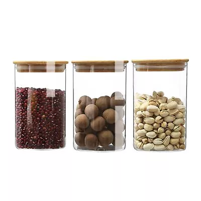 32 Oz Glass Jars With Lids 3 Pcs 32oz Glass Container Glass Food Storage Jars... • $41.39