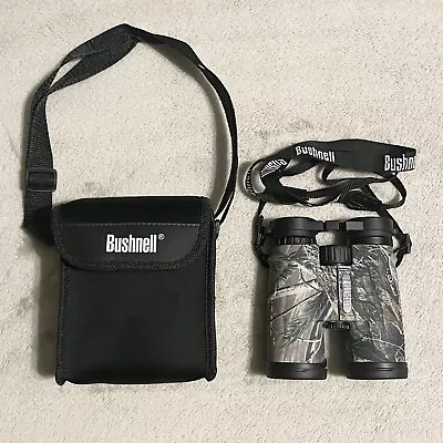 Bushnell 10x42 Binoculars Realtree Camo Prism 293 FOV • $40
