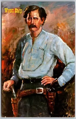 Postcard Wyatt Earp Gun Fighters Of The Old West Lea McCarty Art A18 • $4.99