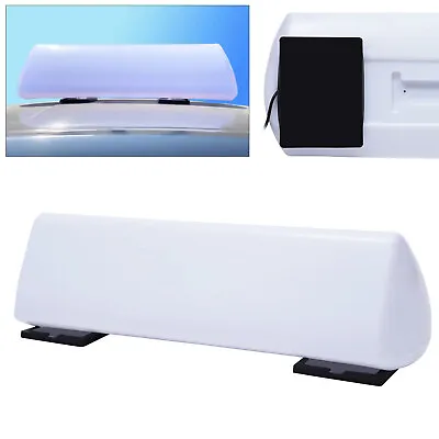 $30.40 • Buy 55CM 12V Car Roof Top Light Cab Taxi LED Advertising Lamp Sign Blank Waterproof