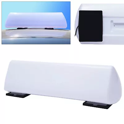 $30.40 • Buy Magnetic Waterproof Taxi Cab Roof Top Illuminated Sign Car White Led Light 12V 