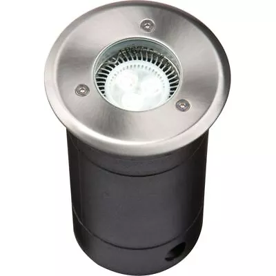 £29.77 • Buy Knightsbridge 230V IP67 GU10 Grade 304 Stainless Steel Walkover/Driveover Light
