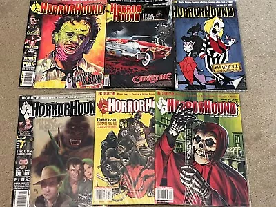 HorrorHound Magazine Lot Of Six Issues (39 40 41 42 43 44) Bagged/Boarded • $27.50