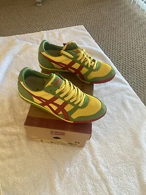 Onitsuka Tiger Rasta Red-Green-Yellow Mens 8 New • $115.50