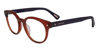 NEW Lanvin VLN679M-01F3-49 Brown Blue Eyeglasses • $89