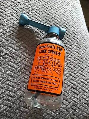 Vintage Hayes FERTL-RAIN 15 Gallon Lawn Sprayer. New..unused • $30