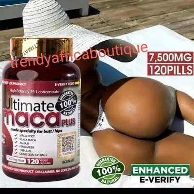 Ultimate Maca  Natural Sexy Curves!! 120/bottle 4 Months 💯 Satisfaction! • $89.99