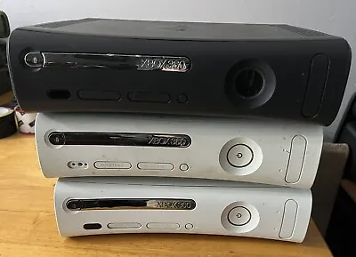 Microsoft Xbox 360 Lot Of Three) Untested - One Elite Console 120gb Hard Drive • $19.99