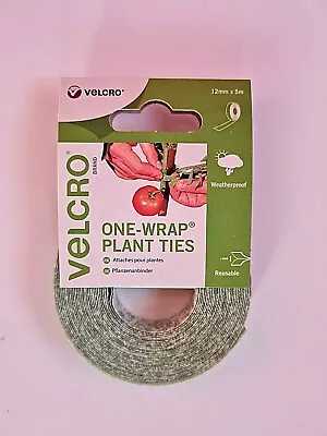 £3.54 • Buy VELCRO® ONE-WRAP® Weatherproof Garden Multipurpose Reusable Plant Ties 12mm X 5m